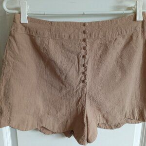 Lush Women's Size M Shorts Tan